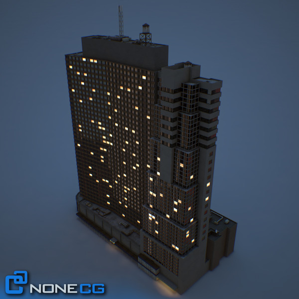 3d sheraton 7th avenue building - NYC Building Sheraton 7th Avenue... by NONECG